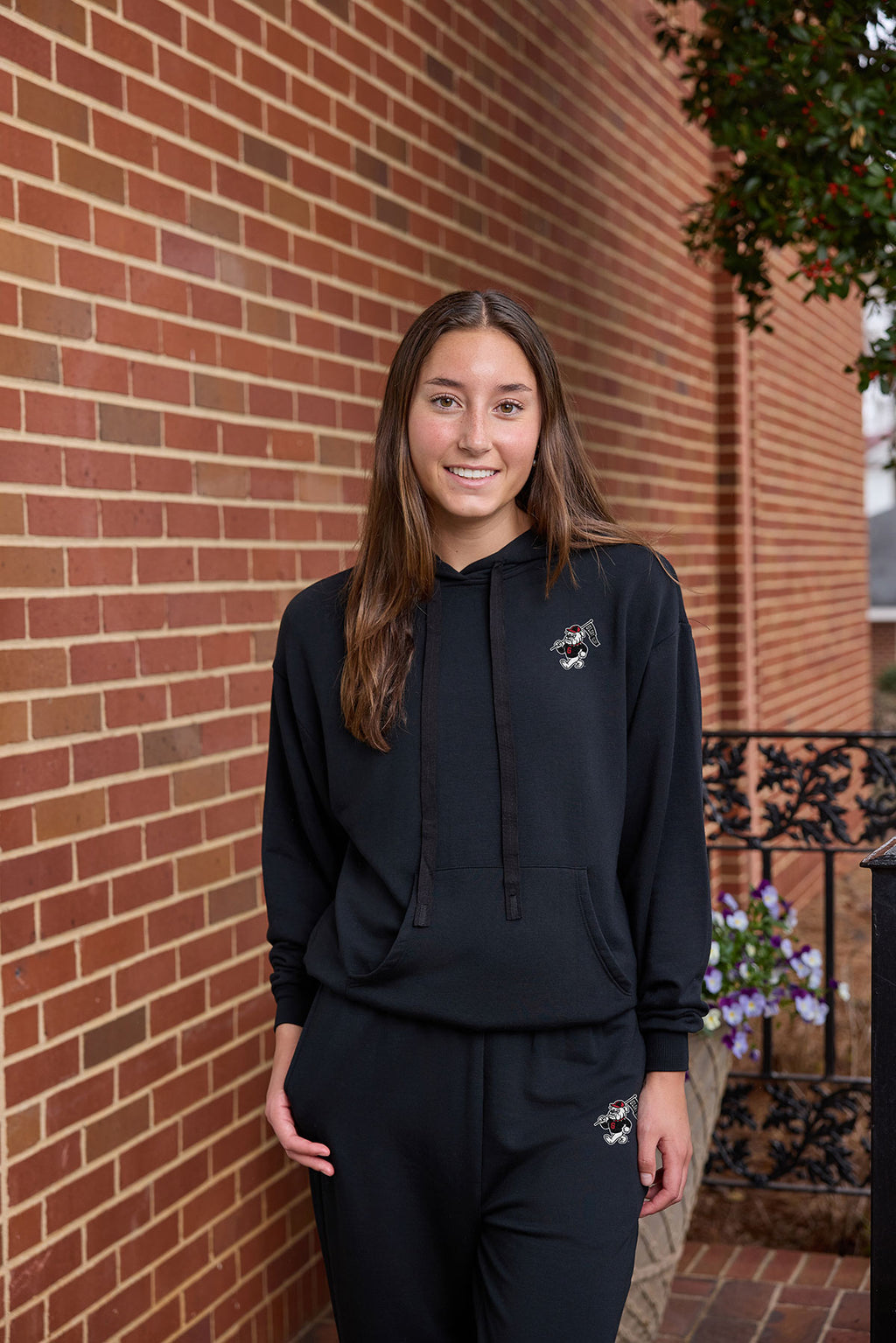 Georgia Logo Softest Fleece Womens Hoodie