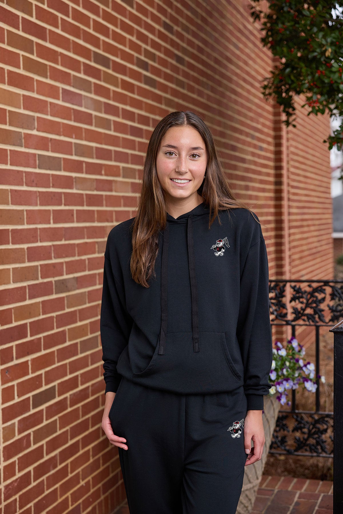 Georgia Logo Softest Fleece Womens Hoodie
